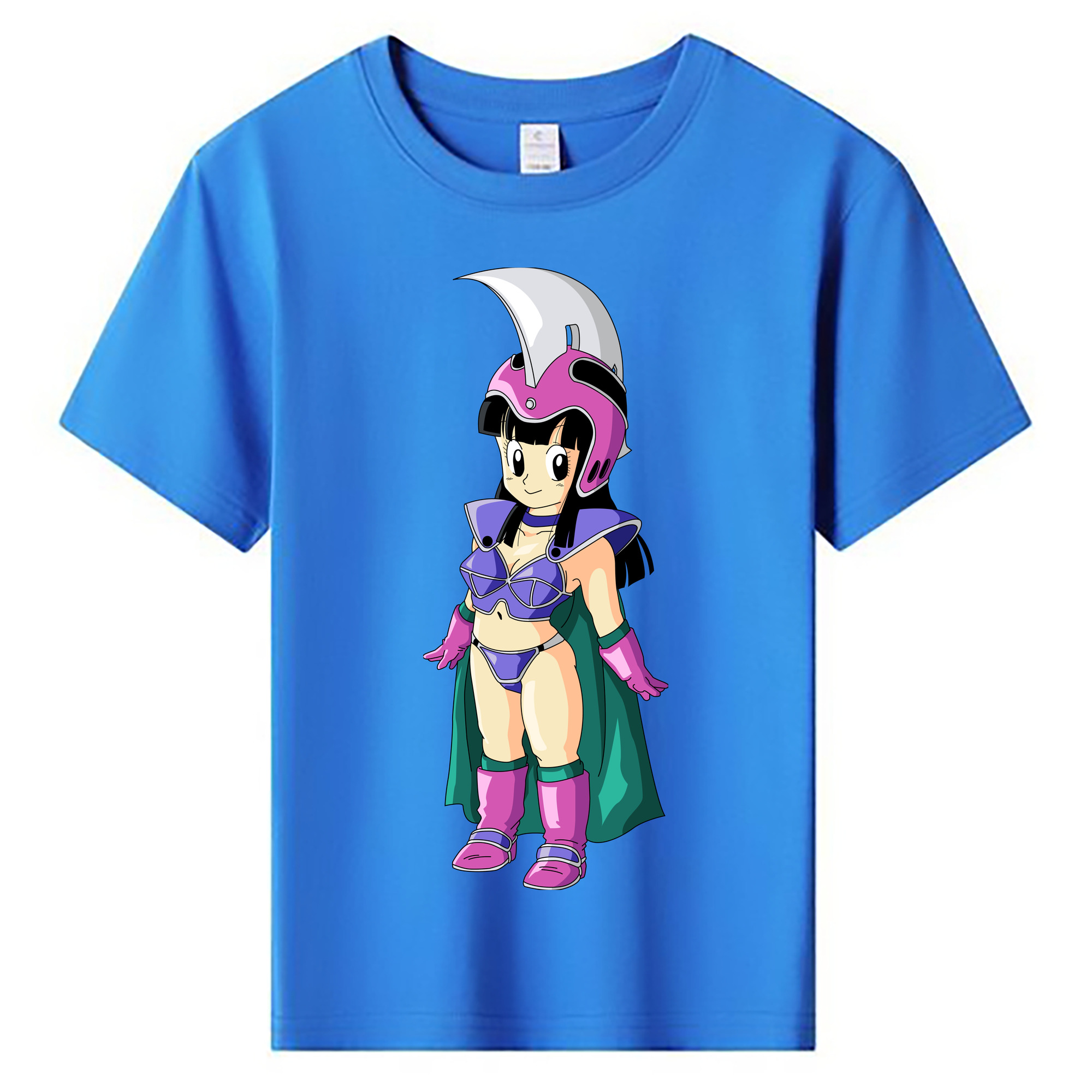 （画像用） ドラゴンボール チチ DRAGON BALL Chichi 綿100％キッズTシャツ（フロントプリント）